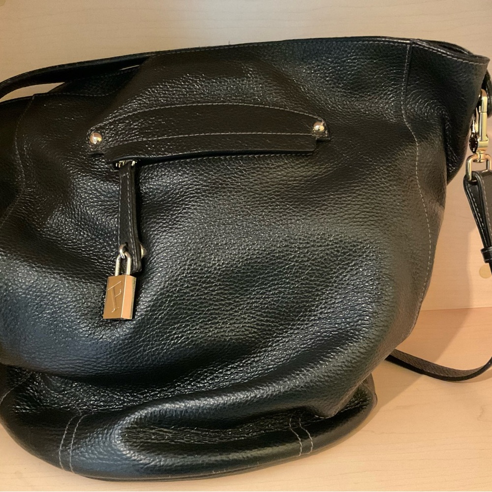 Authentic Furla Black Bucket Bag